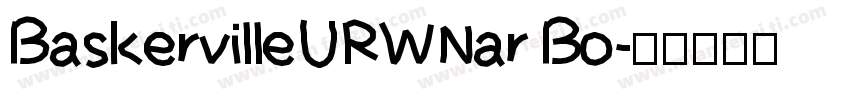BaskervilleURWNar Bo字体转换